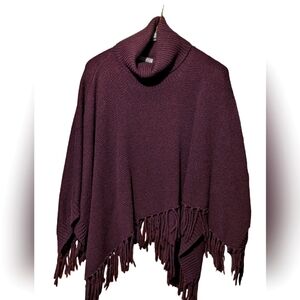 Cozy Turtleneck Poncho